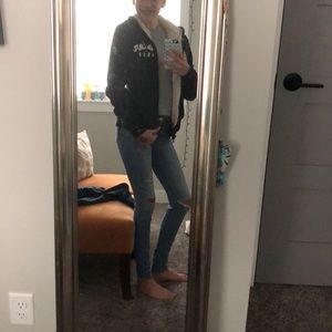 Zip up Hollister hoodie!